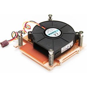 1 U Copper CPU Cooler Cooljag JAC72LC/ OAK-7 P4 Socket Intel Pentium 4 Socket 775