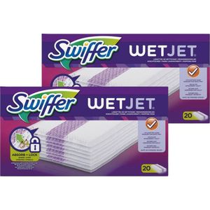 Swiffer WetJet - Reinigingsdoekjes - 20 Stuks - 2x20 Stuks