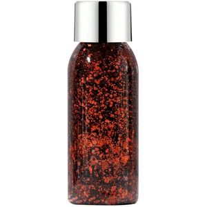 Haarspullen - Holografische Chunky Glitter Gel - Oranje