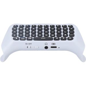 Equivera Geschikt voor PS5 Toetsenbord - Wit - Gaming Keyboard - Geschikt voor PS5 Keyboard - Geschikt voor PS5 Accessoires