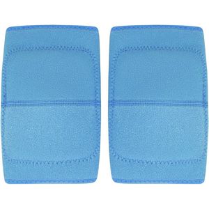 Sportieve Brace Met Kniebeschermers voor Kinderen - Anti-slip Patella Ondersteuning met Extra-dikke Rubberen Pad - Perfect voor Gymnastiek, Skateboarden, Fietsen en Dansen - Leeftijd 12-14 Jaar - Blauw