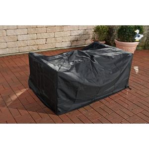 Tuinmeubelhoes Zwart - 325x152x90cm - Beschermhoes - Waterdicht afdekzeil - Universeel - Tuintafelhoes - Jacuzzihoes - Loungeset