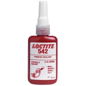 Loctite 542 Schroefdraadborging Medium tot 3/4 (50ml)