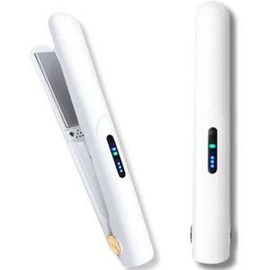 Draadloze Stijltang - Reis Stijltang - Mini Stijltang - Draadloze krultang - Stijltang - USB oplaadbaar - 3 warmtestanden - 30 minuten stylen - Powerbank