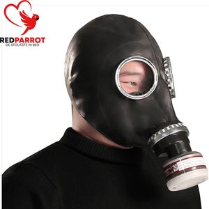 BDSM Gasmasker inclusief filter | Seks masker | SM | BDSM | Rubber | Flexibel | Extreme SM | Rollenspel Sex