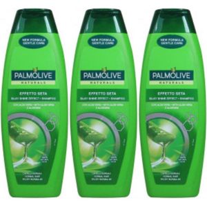 3 stuks Palmolive Silky Shine Effect Shampoo 350 ml