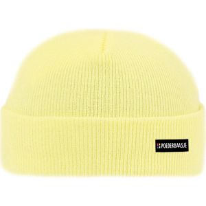 Powderyellow kids beanie