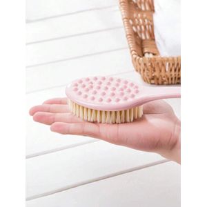 Badborstel bad - rugborstel huid massage - lichaam douche steelborstel - met lange greep