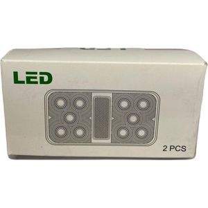 LED- Achterlicht Aanhangwagen 2st - 12 Volt -80 Volt - 4 Functies - 80 x 150 mm (waterproof)