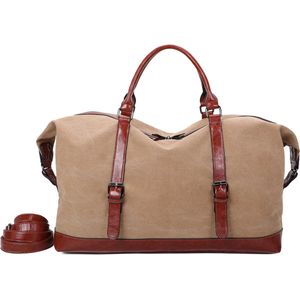 Ines Delaure - Weekendtas - Weekender - Reistas - Sport tas - 35 liter - Camel