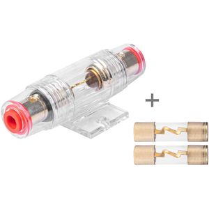 AMiO AGU Glaszekering 30A Set Compleet Zekeringhouder met Zekering Fuse