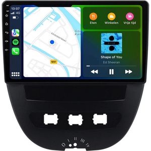 Draadloos Android auto & Apple Carplay navigatie - Toyota Aygo - Citroen C1 - Peugeot 107
