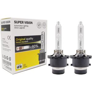 D2S HID Xenon Lampen 8000k (set 2 stuks) Helder wit - blauw licht / HID lampen / 35W / Xenon bulb / Grootlicht / Dimlicht / Xenon Koplamp / Lamp / Autolamp / Autolampen / Origineel Xenon / Origineel D2S