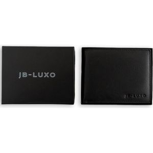 Jb-Luxo © - Luxe Heren Portemonnee van echt Leer - Zwart - Veel opbergplek - Portefeuille Heren - RFID