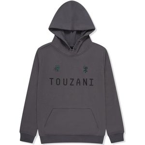 Touzani - Hoodie - Katoen/Polyester - Blauw - Capuchon