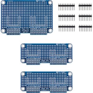 Flipper Zero - Prototyping boards - 2x Prototyping Boards klein - 1x Prototyping Boards groot - Niet-gesoldeerde pin-headers