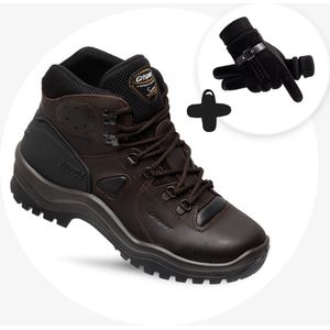 Grisport wandelschoenen met GRATIS handschoenen | Model: Sherpa | Kleur: Bruin | Maat: 40