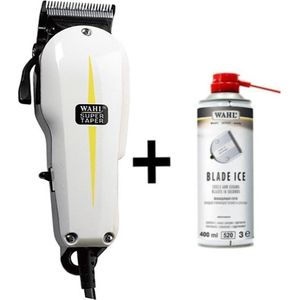 Wahl Super Taper - Tondeuse + Wahl Blade Ice 400 ML