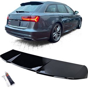 Passend Voor Audi A6 C7 4G Avant 2011 t/m 2018 Achterklep Spoiler Glans Zwart TDI TFSI S6 RS6 Look