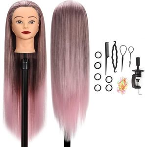 Equivera Oefenhoofd Kappershoofd - Oefenpop Kapper - Oefenhoofd Echt Haar - Human Hair - Oefenhoofd