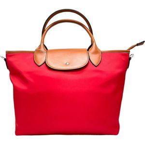 Laphrodite - Dames Tas - Handtas - Shopper - weekendtas - Werktas - Schooltas - Boodschappentas - Strandtas - Rood