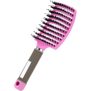 Vrouwen / Mannen / Kinderen Haar Hoofdhuid Massage Kam Borstel & Nylon Haarborstel Nat Krullend Ontwar Haar Borstel voor Salon Kappers Styling Tools