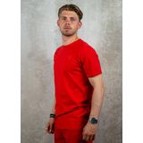 asic Slim-Fit Tee - True Red XS
