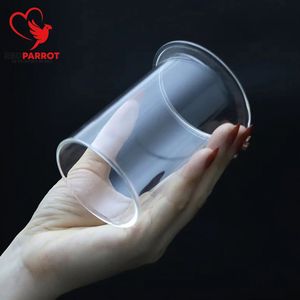 Transparante glazen holle buttplug - Mega anaalplug - Glas - Tunnelplug - Speculum - 6 centimeter breed - Dilator - Anale oprekker