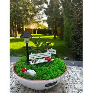 XL Tuintjes | Dankjewel S-II | Handgemaakte Persoonlijke Miniatuurtuinen | Flower gift | Miniatuur Brief | Uniek cadeau | XLTuintjes | Bloemen | Bedanken | Bedankt | Gepersonaliseerd Cadeau