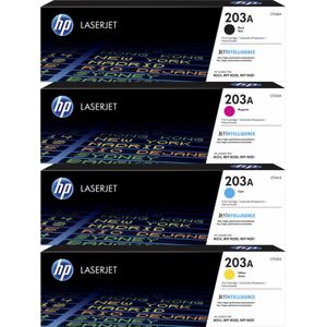 HP - 203A - Toners Combo Pack - Zwart Cyaan Magenta Geel