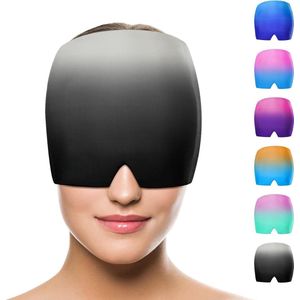 Migraine muts - Migraine masker - Hoofdpijn masker - Koude therapie - Herbruikbaar - Anti migraine - Must have tijdens hoofdpijn!