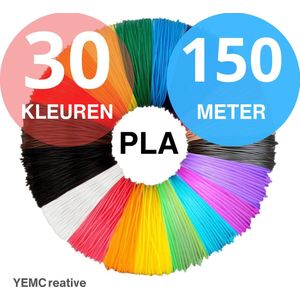 YEMCreative® PLA Filament - PLA Navulling - Navulling 3D Pen - 40 Kleuren 400 Meter- 3D pen vullingen - 1,75 mm