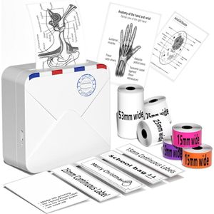 Equivera Mini Printer - Starterpack - Pocket Printers - Draagbare Printer - Mobiele Printer - fotoprinter