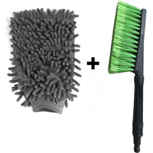 Autowasset – Auto Wasset – Auto Was Set – Autowasborstel – Wasborstel – Autowashandschoen – Microvezel Washandschoen – Auto Wassen – Met slangaansluiting