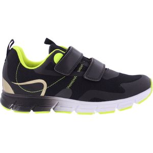 Piedro Sport - Rens - Sneakers - Zwart Geel - Klittenbandsluiting - Schoenmaat 33 - Valt kleiner: bestel een maat groter