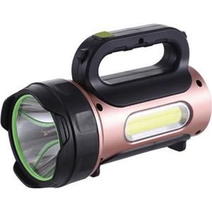 Ha-Ma Tools - LED Zaklamp - Oplaadbaar - Looplamp - Camping Zoeklicht - Goud