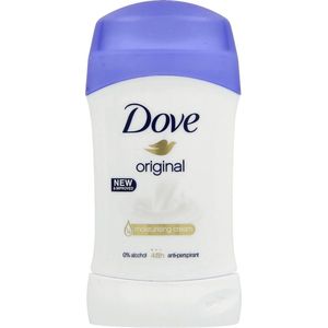 Dove Original Deodorant - Deo Stick 0% Alcohol 48 Uur Anti Zweet - Anti Perspirant - 48 Uur Anti Transpirant Deo Stick met Hydraterende Creme - Transpiratie Bescherming