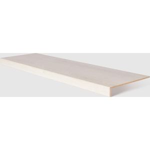 Trapverbouwing.nl - Traprenovatie overzettrede - Laminaat - Lichtgrijze Eik - 130x38x5,6cm