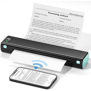 Equivera Mini Printer - Starterpack - Pocket Printers - Draagbare Printer - Mobiele Printer - fotoprinter