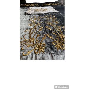 Bedspread Velvet Hand Embroidery (4) - Barok - Fluweel