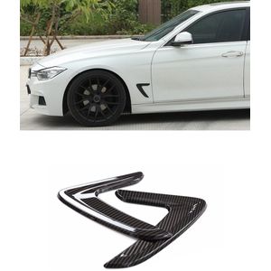Zijscherm Canard Trim Wing Spoiler Vent Passend Voor Bmw 3 Serie F30 F31 2012 t/m 2016 Carbon Look M3 Look!