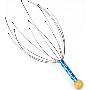 Hoofdmassagespin RVS - hoofdmassage - massage spin - hoofd massage - anti-stress - relax - ontspannen
