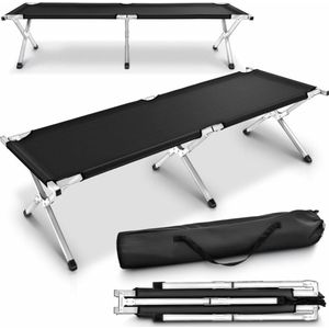 Wildebeest Veldbed 190cm - Kampeerbed Opvouwbaar (150kg) Inclusief draagtas - Stretcher - Campingbed - Opklapbed - Outdoor - Kamperen