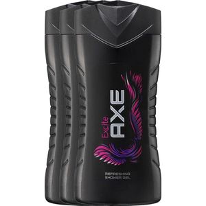 Axe Excite Douchegel - 3 x 400 ml - Voordeelverpakking