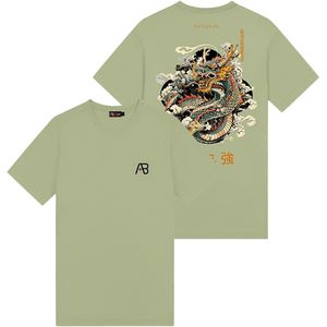 AB Lifestyle - Ink Tee - T-shirt - Desert Sage - Katoenmix - Slim-Fit