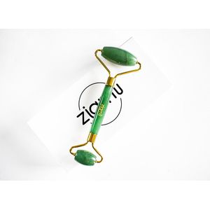 Ziamli gezichtroller (Jade roller) Aventurijn - 100% aventurine - Premium kwaliteit - Facial roller Aventurine - Gezicht massage