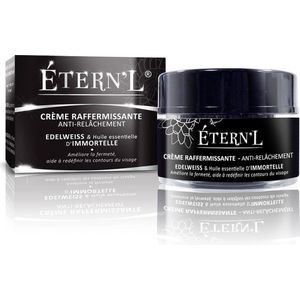 ÉTERN'L Luxurieuze verstevigende creme met Edelweiss & Immortelle essentiële olie - verbetert gezicht contouren 50ml