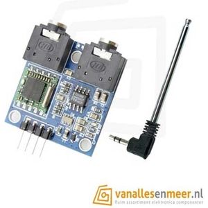 FM radio-ontvanger TEA5767 I2C voor oa. Arduino