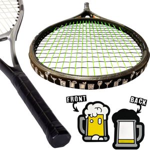Dempertje.nl - Tennis Overgrip + Toptape Drinks + Tosdemper - Bier Vol/Leeg - #072 - 1 stuk