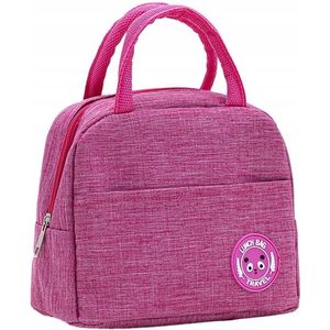 2x Thermocase Lunchbox - 1.5L -Lunchtas voor kinderen - Waterproof - Koeltas voor Picknick, School & Lunch - Grijs - 18 x 22 x 12cm